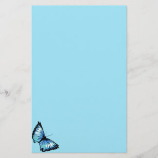 "Harlekin" (blauer Schmetterling) Briefpapier