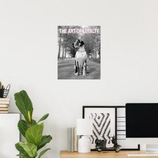 Harlekin Deutsche Dogge Nestor  Poster