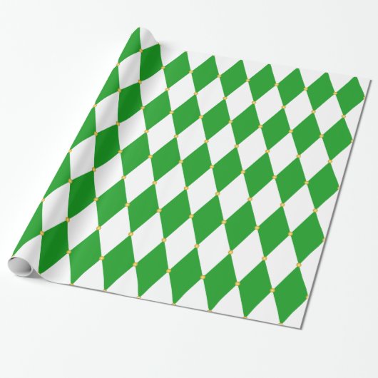 Harlekin-Diamant-Muster Geschenkpapier (Ungerollt)