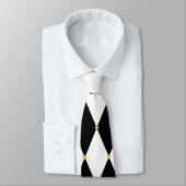 Harlekin-Diamant-Muster Krawatte (Gebunden)