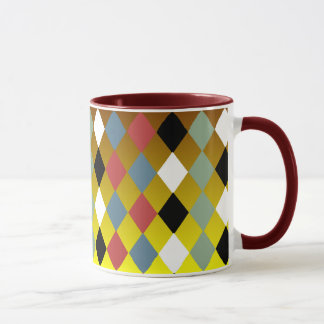 Harlekin-Diamant-Muster Tasse