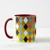 Harlekin-Diamant-Muster Tasse (Links)