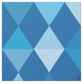 Harlekin-/Diamantmuster - Denim-Blues Stoff (Nahaufnahme)
