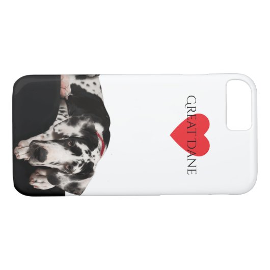 Harlekin-Dogge-Welpe Case-Mate iPhone Hülle (Rückseite (Horizontal))