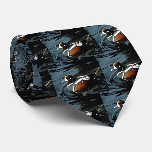 Harlekin-Ente Krawatte (Gerollt)