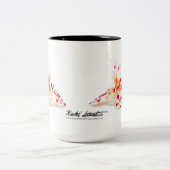 Harlekin-Garnele, Hymenocerca picta Zweifarbige Tasse (Mittel)