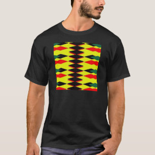 Harlekin-gelbe Joker-Plattform T-Shirt