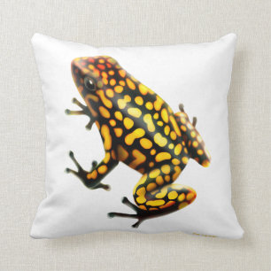 Harlekin-Gift-Pfeil-Frosch-Kissen Kissen