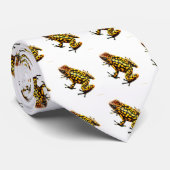 Harlekin-Gift-Pfeil-Frosch-Krawatte Krawatte (Gerollt)