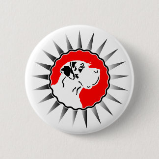 Harlekin Great Dane Button
