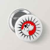 Harlekin Great Dane Button (Vorne & Hinten)