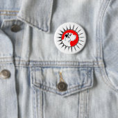 Harlekin Great Dane Button (Beispiel)