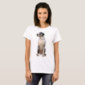 Harlekin Great Dane T-Shirt (Vorne ganz)