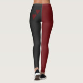 Harlekin-Herzen Leggings (Rückseite)