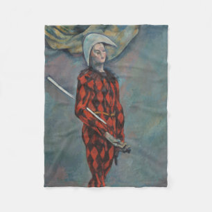 Harlekin (Joker) (von Paul Cézanne) Fleecedecke