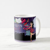 Harlekin-Junkie-Tasse Kaffeetasse (VorderseiteRechts)