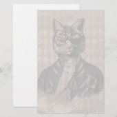 Harlekin-Katzen-Schmutz Briefpapier (Vorne/Hinten)