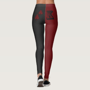 Harlekin-König der Spaten Leggings