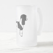 Harlekin Mattglas Bierglas (VorderseiteRechts)