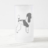 Harlekin Mattglas Bierglas (Mittel)