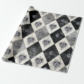 Harlekin mit Allsehende-Augen-Geschenkpapier Geschenkpapier (Ungerollt)