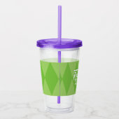 Harlekin-Muster Acryltrinkbecher (Rechts)