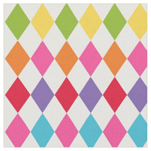 Harlekin-Regenbogen Stoff (Nahaufnahme)