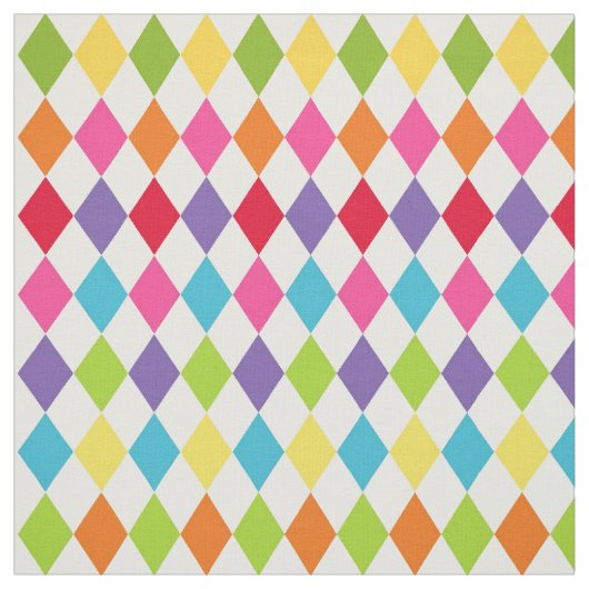 Harlekin-Regenbogen Stoff (Muster)