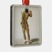 Harlekin Silbernes Ornament (Rechts)