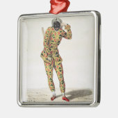 Harlekin Silbernes Ornament (Links)