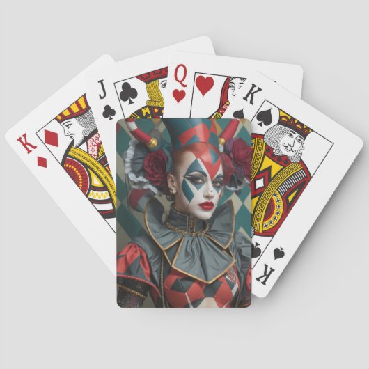 Harlekin Spielkarten (Rückseite)