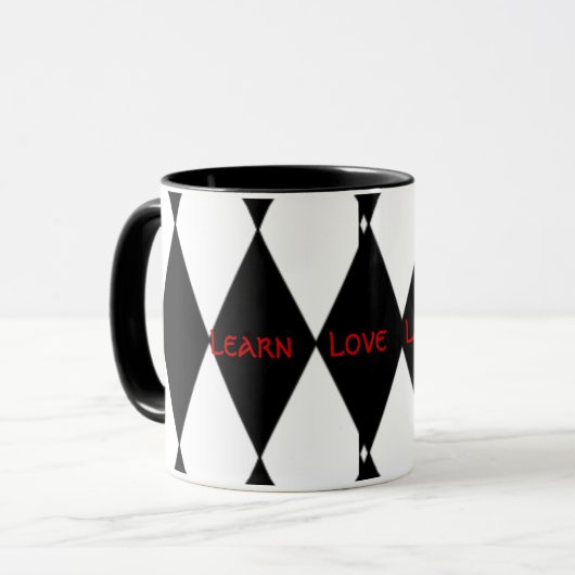 Harlekin-Tasse Tasse (Vorderseite Links)