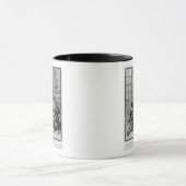 Harlekin und Scaramouche Tasse (Zentrum)