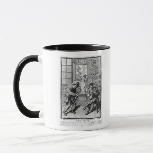 Harlekin und Scaramouche Tasse (Links)