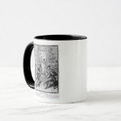 Harlekin und Scaramouche Tasse (Vorderseite Links)