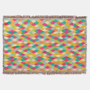Harlekin Vintage-Muster Decke