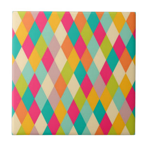 Harlekin Vintage-Muster Fliese