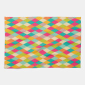 Harlekin Vintage-Muster Geschirrtuch (Horizontal)
