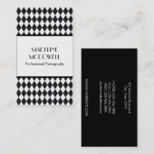 Harlekin Visitenkarte (Vorne/Hinten)