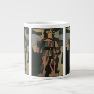 Harlekin von Juan Gris, Vintage Cubism Kunst Jumbo-Tasse