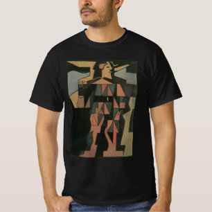 Harlekin von Juan Gris, Vintage Cubism Kunst T-Shirt