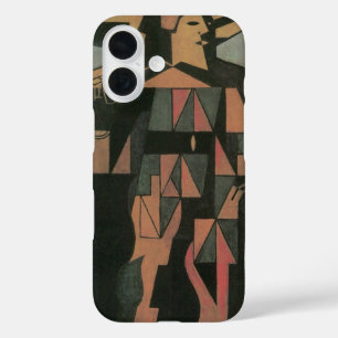 Harlekin von Juan Gris, Vintage Kubismus Kunst iPhone 16 Hülle