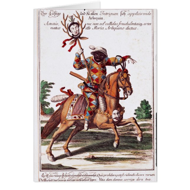 Harlekin zu Pferd (Vorne)