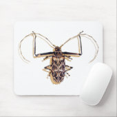 "Harlekinkäfer" Insekten-Aquarell-Wanze Mousepad (Mit Mouse)