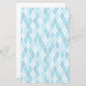 Harlekinwintermuster Briefpapier (Vorne/Hinten)