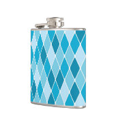 Harlekinwintermuster Flachmann (Links)