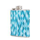 Harlekinwintermuster Flachmann (Links)