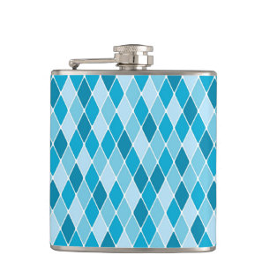 Harlekinwintermuster Flachmann