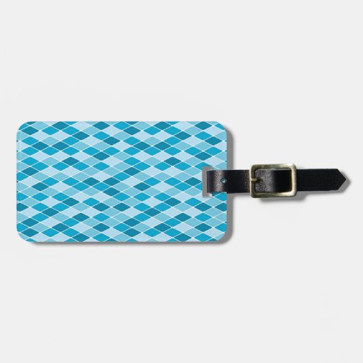 Harlekinwintermuster Gepäckanhänger (Vorderseite horizontal)