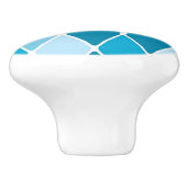 Harlekinwintermuster Keramikknauf (Seitenansicht)